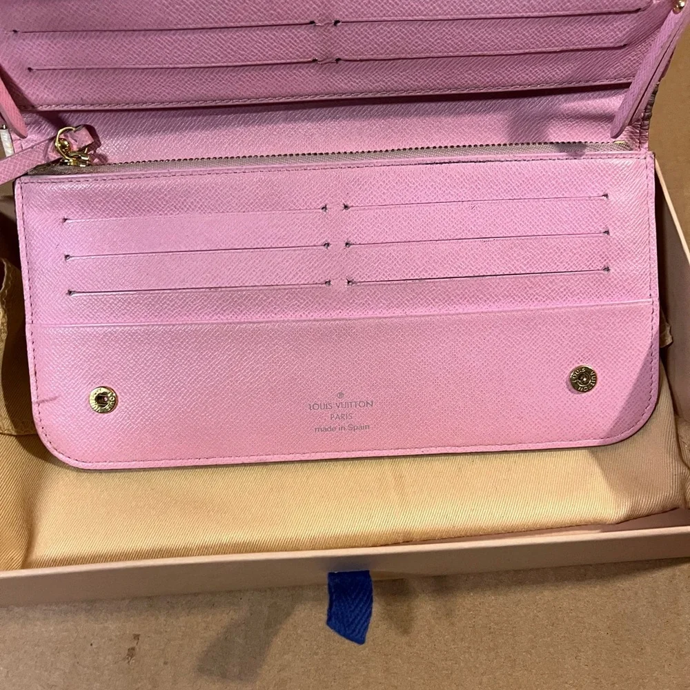 Louis Vuitton Monogram Multicolor insolite Wallet White and Litchi - Picture 8 of 15